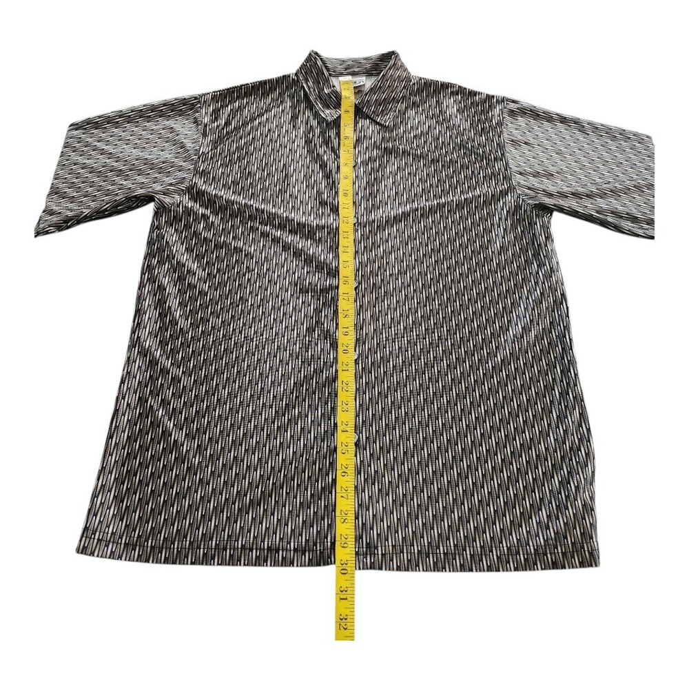 Street Culture Vintage Shirt Men Large Geometric Y2K Raver Cyber Grunge‎ Punk - Picture 5 of 8